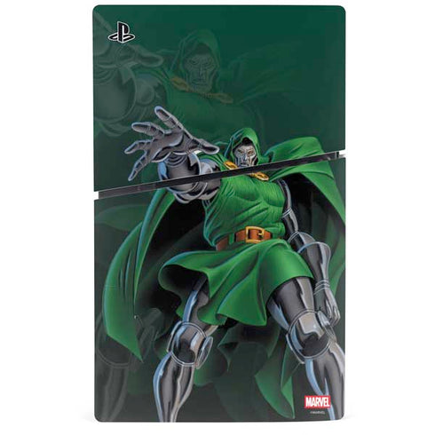 Marvel Dr. Doom Lord Doom PS5 Slim Digital Edition Console Skin